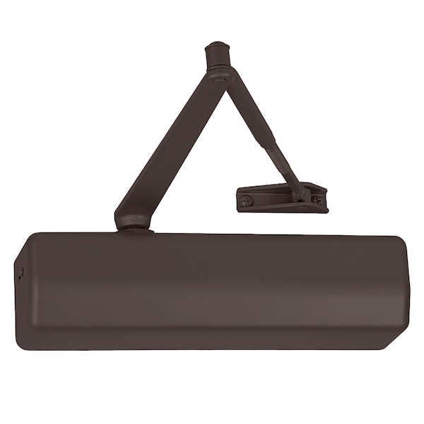 Surface Door Closer, Hold Open Arm, Size 1-6, Sprayed Bronze